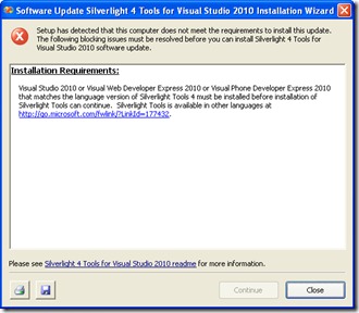 visual studio 2008 silverlight download